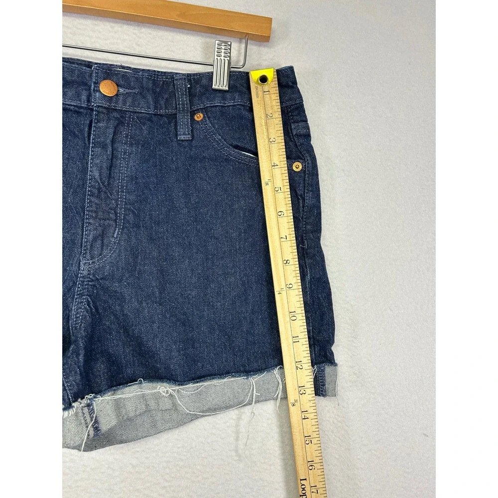 Boho Festival Universal Thread Womens 8/29R Dark‎ Wash Vintage Midi Denim Shorts